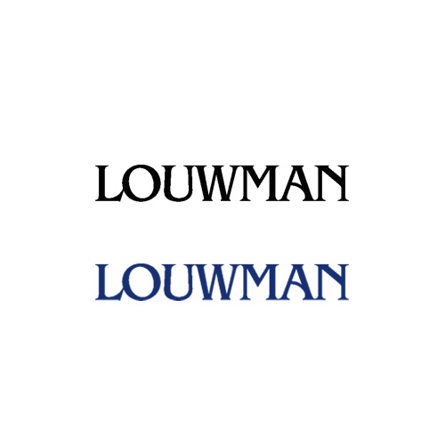 Louwman logo - Losse letters