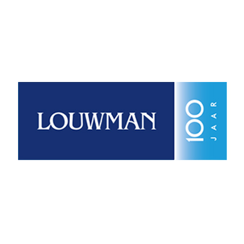 Louwman 100 Jaar logo - NL